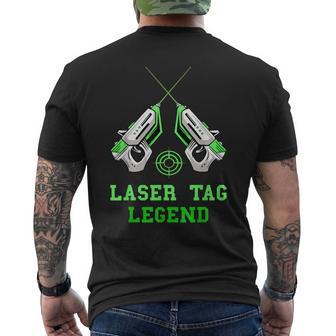 Laser Tag Legend Lasertag Player Indoor Game Sports Team T-Shirt mit Rückendruck - Geschenkecke