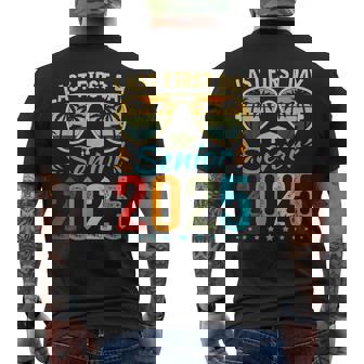 My Last First Day Senior 2025 Back To School Class Of 2025 Men's T-shirt Back Print | Mazezy