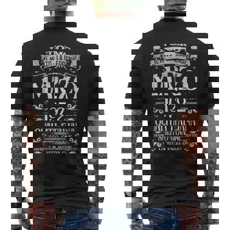 Le Leggende Sono Nate A Marzo 1972 52 Compleanno Anni T-shirt da uomo con stampa posteriore - Novitaregali