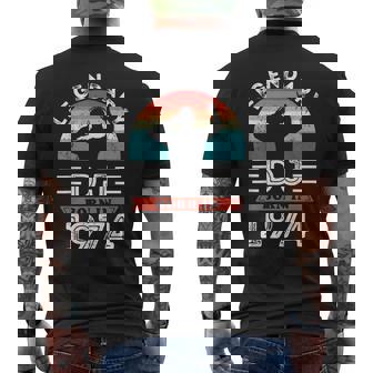Legendary Dj Born 1974 50Th Birthday Men's T-shirt Back Print - Thegiftio UK