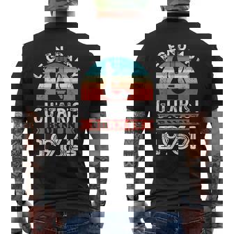 Legendary Guitarist Born 1964 60Th Birthday Guitar Men's T-shirt Back Print - Thegiftio UK