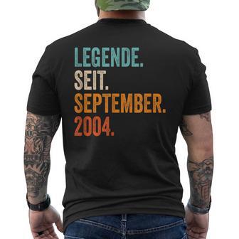 Legende Seit September 2004 20 Jahre T-Shirt mit Rückendruck - Geschenkecke