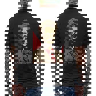 Leo Trotsky Sovi8 Propagandaintage T-shirt da uomo con stampa posteriore - Novitaregali