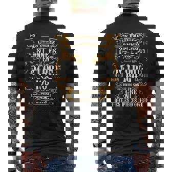 Les Legendes Sont Nees En Octobre 1990 33Ème Anniversaire Homme T-shirt imprimé au dos - Cadeauxyz