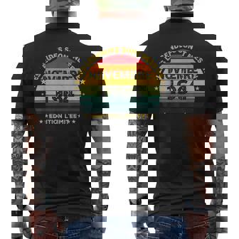 Les Legéndes Sont Neés Novembre 1964 60E Anniversaire T-shirt imprimé au dos - Cadeauxyz