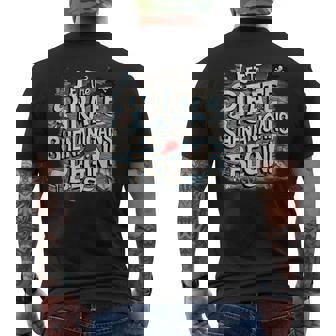 Let The Pirate Shenanigans Begin Pirate Shenanigans Men's T-shirt Back Print - Monsterry