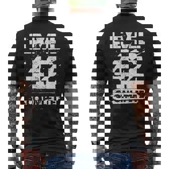 Level 42 Complete 42 Compleanno T-shirt da uomo con stampa posteriore - Novitaregali
