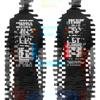 Level 8 Unlocked 8Th Gaming Birthday Video Game Lover Men's T-shirt Back Print - Thegiftio UK