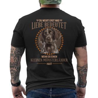 Liebe Means Einen Kleine Münsterländer S T-Shirt mit Rückendruck - Geschenkecke