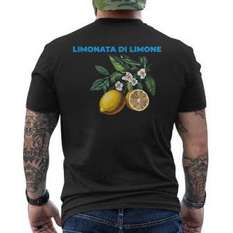 Limonata Di Limoneintage Lemon Lemonade Summer T-Shirt mit Rückendruck - Geschenkecke