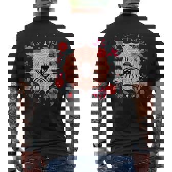 Linda Telaraña Con Cara Camiseta Hombre Estampado Espalda - Regaloses