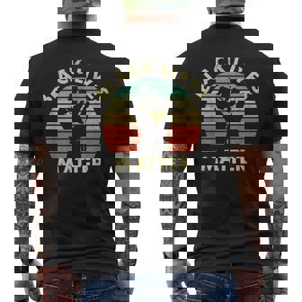 Lives Matter Estilo Retro Camiseta Hombre Estampado Espalda - Regaloses