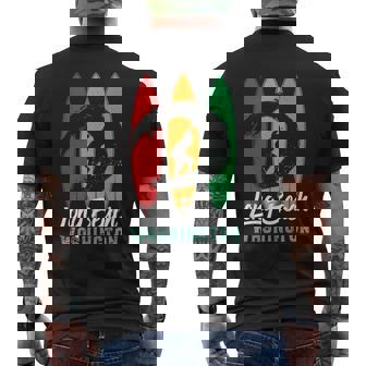 Long Beach Washington Vintage Surfing Summer Beach Surfer Men's T-shirt Back Print - Monsterry