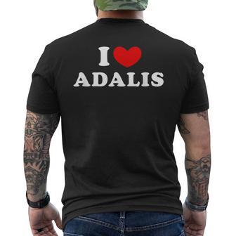 I Love Adalis I Love Adalis T-Shirt mit Rückendruck - Geschenkecke