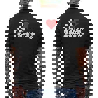 I LOVE HEART IZAKAYA PUB JAPANESE TAPAS STYLE FOOD Men's Back Print T-Shirt - Monsterry