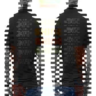 Love Heart Shine Grunge Vintage Style Black Shine Men's T-shirt Back Print - Monsterry