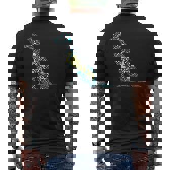I Love Labradors Cute Word Cloud Labradors Dog B Men's Back Print T-Shirt - Monsterry