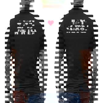 I Love Martica Matching Novia & Novio Nombre Martica Camiseta Hombre Estampado Espalda - Regaloses