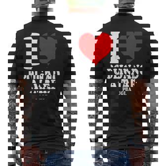 I Love Polignano A Mare Puglia Italia T-shirt da uomo con stampa posteriore - Novitaregali