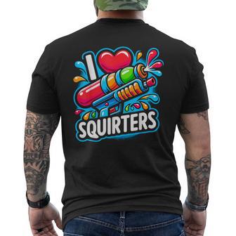 I Love Squirters Summer Men's T-shirt Back Print - Thegiftio UK
