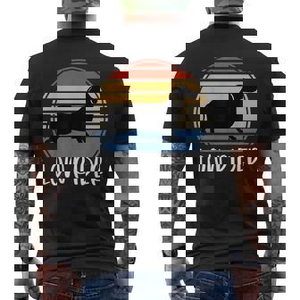The Low Rider Dachshund Dog Dachshund Men's Back Print T-Shirt - Monsterry