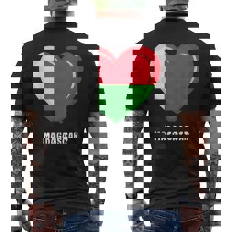 Madagascar Drapeau Malgache T-shirt imprimé au dos - Cadeauxyz