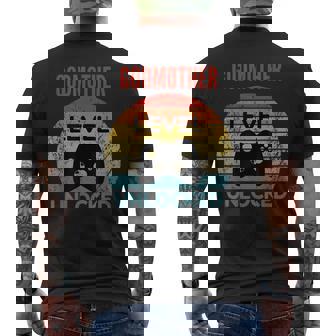 Madrina Nivel Desbloqueado Regalo De Jugador Para Nueva Madrina Camiseta Hombre Estampado Espalda - Regaloses