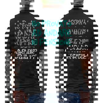 Magliette Pensione Lavoro Per Mia Moglie Regalo Pensionato T-shirt da uomo con stampa posteriore - Novitaregali
