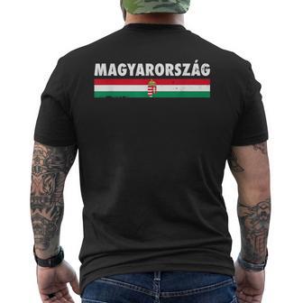 Magyarország Hungaryintage Hungarian Flag Hungarian T-Shirt mit Rückendruck - Seseable