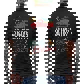 The Mahoney Family Christmas Matching Pajamas Group Men's Back Print T-Shirt - Monsterry