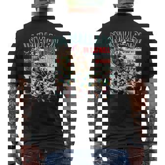 On Mallard On Gadwall Christmas Duck Hunting Santa Men's Back Print T-Shirt - Monsterry