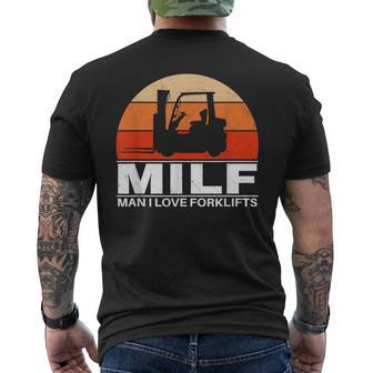 Man I Love Forklifts T-Shirt mit Rückendruck - Geschenkecke