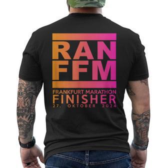 Marathon Frankfurt 2024 Finisher T-Shirt mit Rückendruck - Geschenkecke