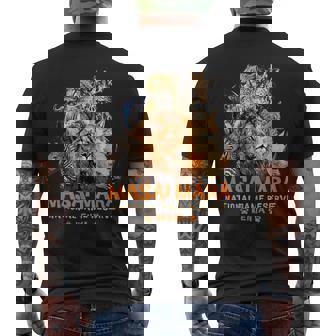 Masai Mara National Game Reserve Africa Safari Kenya Men's T-shirt Back Print - Seseable