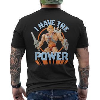 Masters Of The Universe Ich Habe Die T-Shirt mit Rückendruck - Geschenkecke