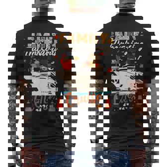 Matching Autumn Cruise Squad Family Thanksgiving Cruise 2024 Men's T-shirt Back Print | Mazezy