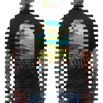 Mauritius Travel Summer Vacation Mauritius Indian Ocean Men's T-shirt Back Print - Monsterry