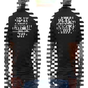 How May I Ignore You Today Proud Retail Worker Retailing Men's T-shirt Back Print - Monsterry