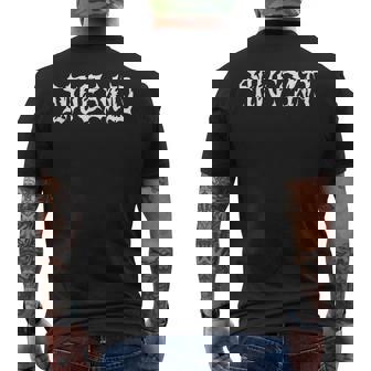 Mead Streetwearintage Cholo Script Goth Inspired T-shirt da uomo con stampa posteriore - Novitaregali