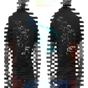 Megattera Subacqueo T-shirt da uomo con stampa posteriore - Novitaregali