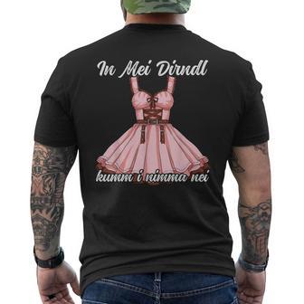 In Mei Dirndl Kumm I Nimma Nei T-Shirt mit Rückendruck - Geschenkecke