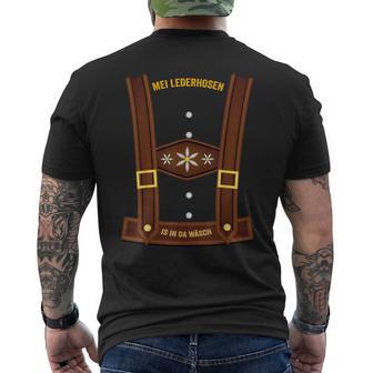 Meine Lederhose Ist In Der Wäsche Lederhosen-Replacement T-Shirt mit Rückendruck - Geschenkecke