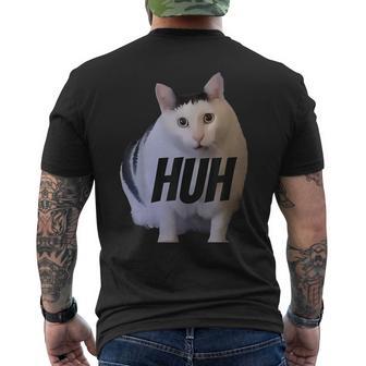 Meme Huh Cat T-Shirt mit Rückendruck - Geschenkecke