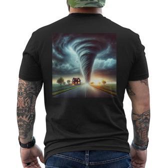 Météorologue Tempête Tornade Tornade Ouragan T-shirt imprimé au dos - Cadeauxyz