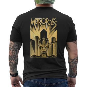 Metropolis 1927 Fritz Lang Classic Science Fiction Film T-Shirt mit Rückendruck - Geschenkecke