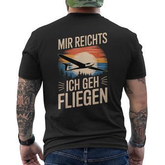 Mir Reicht Ich Geh Fliegen T-Shirt mit Rückendruck - Geschenkecke