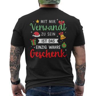 Mit Mirerwandt Einzig Wahre Weihnachten T-Shirt mit Rückendruck - Geschenkecke