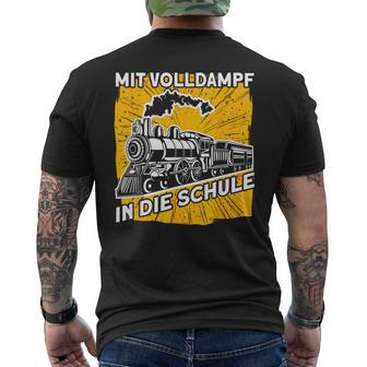 Mitollteamf In Die Schule Railway Mitollteamf In The School T-Shirt mit Rückendruck - Geschenkecke