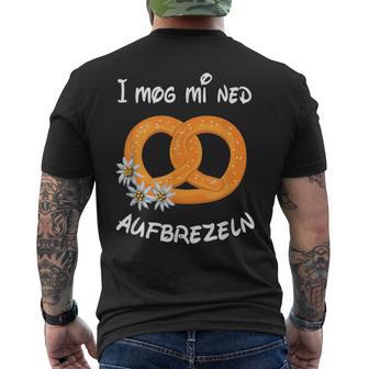 With I Mog Mi Ned Aufbrezeln Pretzel Party Costume T-Shirt mit Rückendruck - Geschenkecke