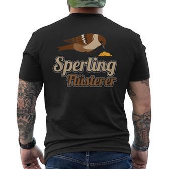 Moineau Murmure Ornithologie Ornithologie Ornithologie Oiseau T-shirt imprimé au dos - Cadeauxyz